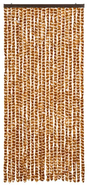 Závěs proti hmyzu okrovo-bílý 90 x 220 cm Chenille 325458