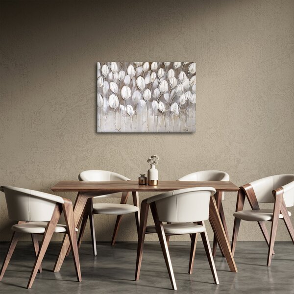 Obraz - Strukturované tulipány (70x50 cm)