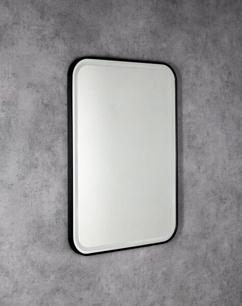 Sapho Sapho, CETIS zrcadlo s LED osvětlením 60x80cm, černá mat, CT080