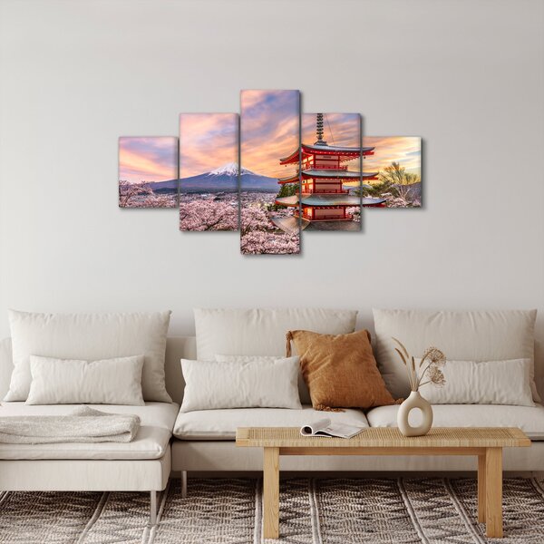 Obraz - Fudži, Japonsko (125x70 cm)