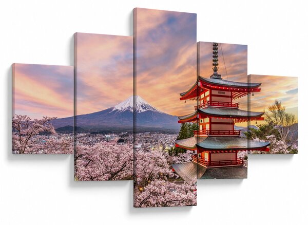 Obraz - Fudži, Japonsko (125x70 cm)