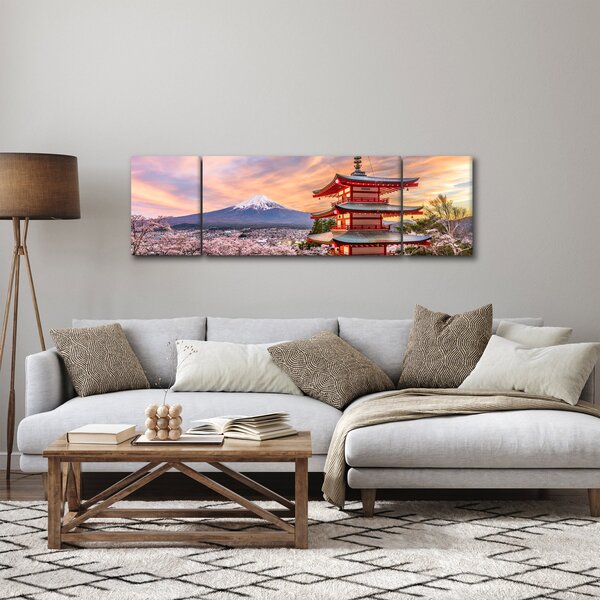 Obraz - Fudži, Japonsko (170x50 cm)