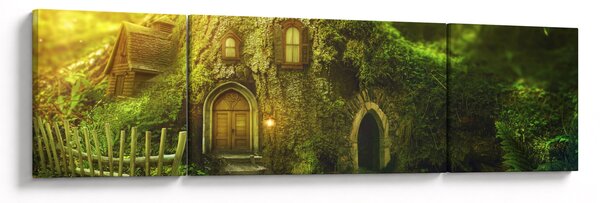 Obraz - Pohádkový les (170x50 cm)