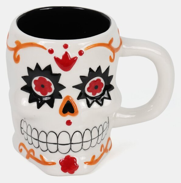 Sinsay - Hrnek s halloweenským motivem - bílá