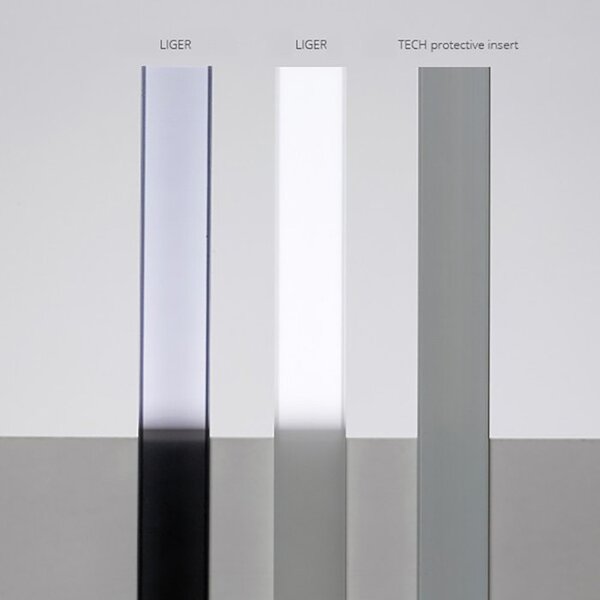 Difuzor KLUŚ LIGER-11 pro LED hliníkové profily Barva: Mléčná, Délka: 1m