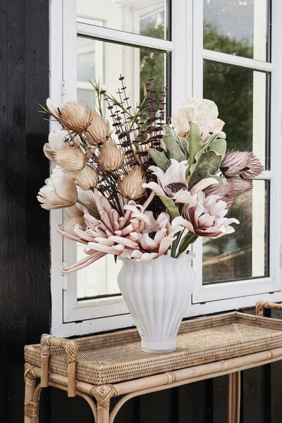 Lene Bjerre Umělá květina Happia Thistle - Joy Linen LB190