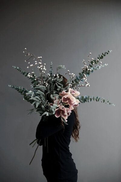 Lene Bjerre Umělý eukalyptus - Dusty Green LB193