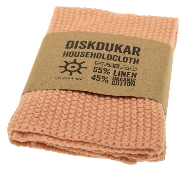Iris Hantverk Utěrka Diskdukar 25x23, růžová
