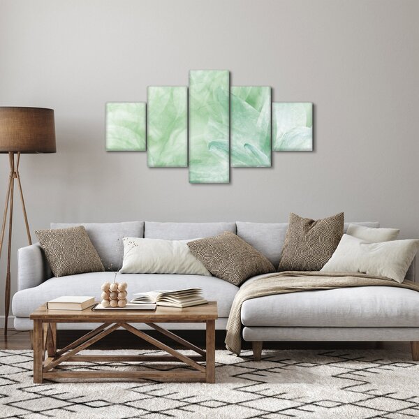 Obraz - Zelený květ (125x70 cm)
