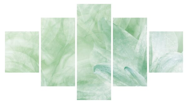 Obraz - Zelený květ (125x70 cm)