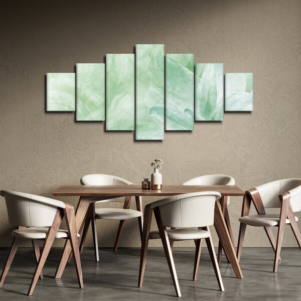 Obraz - Zelený květ (210x100 cm)