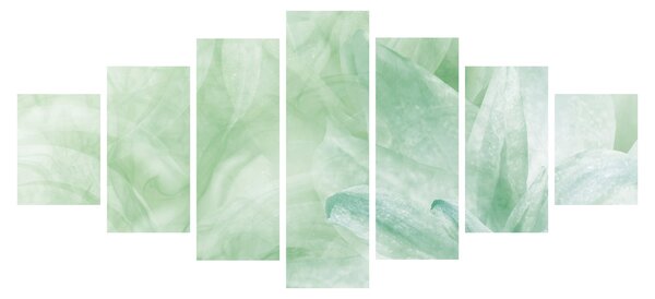 Obraz - Zelený květ (210x100 cm)