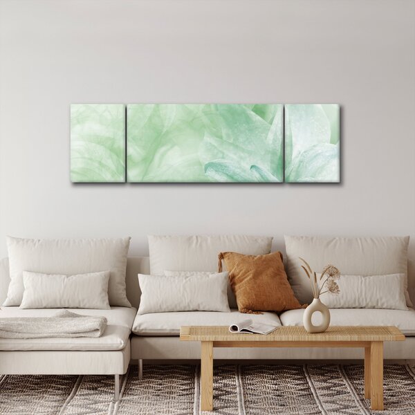 Obraz - Zelený květ (170x50 cm)