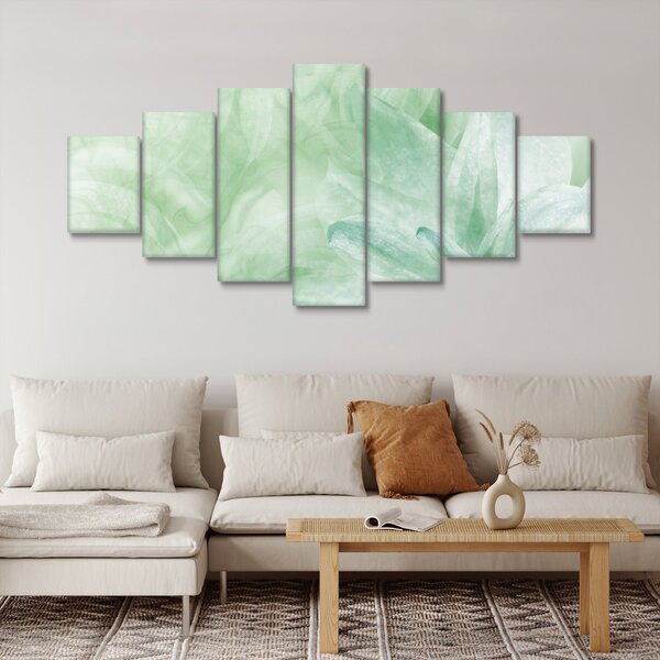 Obraz - Zelený květ (210x100 cm)
