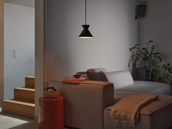 Osram - Lustr na lanku DECOR WAIST 1xE27/40W/230V černá