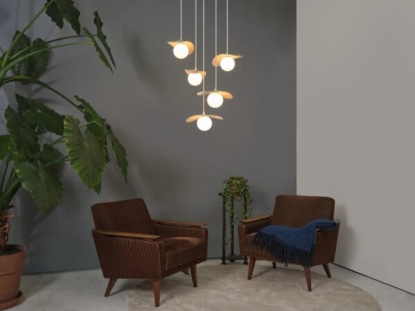 Osram - Lustr na lanku DECOR PEARL 5xG9/5W/230V béžová