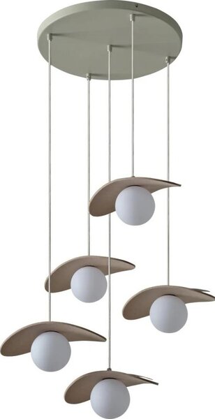Osram - Lustr na lanku DECOR PEARL 5xG9/5W/230V béžová