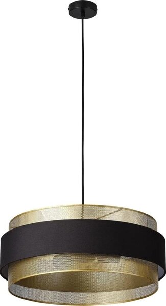 Osram - Lustr na lanku DECOR HORNET 3xE27/10W/230V pr. 50 cm černá/zlatá
