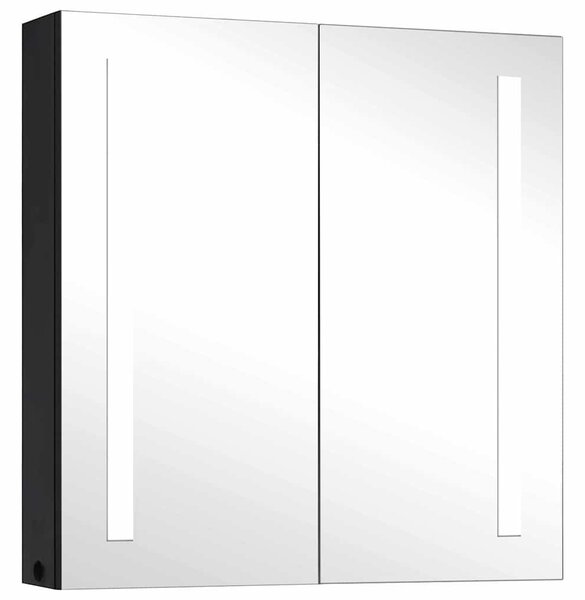 LED koupelnová skříňka se zrcadlem 62 x 14 x 60 cm 325542