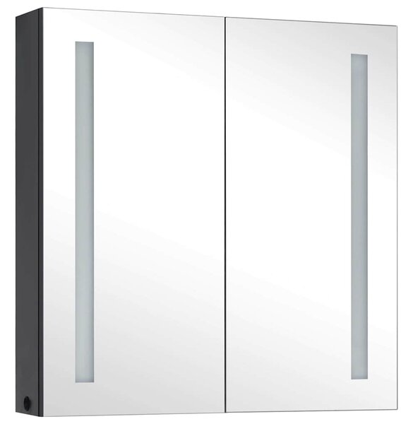 LED koupelnová skříňka se zrcadlem 62 x 14 x 60 cm 325542