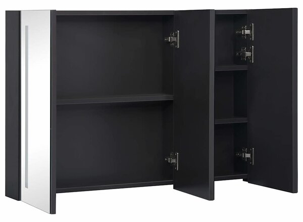 LED koupelnová skříňka se zrcadlem 89 x 14 x 62 cm 325544