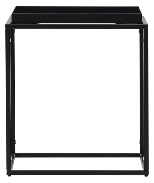 Odkládací stolek Porto, černý, 45x45