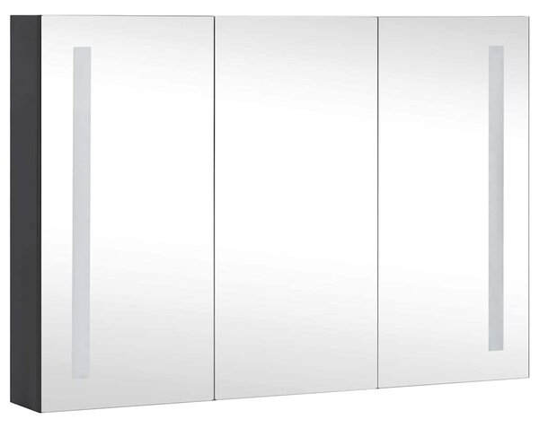 LED koupelnová skříňka se zrcadlem 89 x 14 x 62 cm 325544