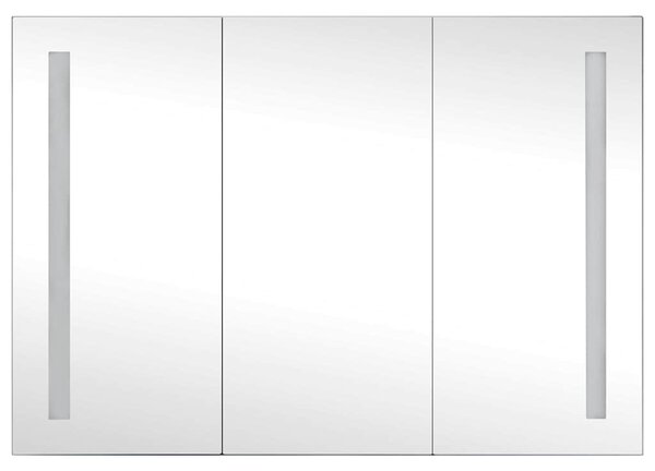 LED koupelnová skříňka se zrcadlem 89 x 14 x 62 cm 325544