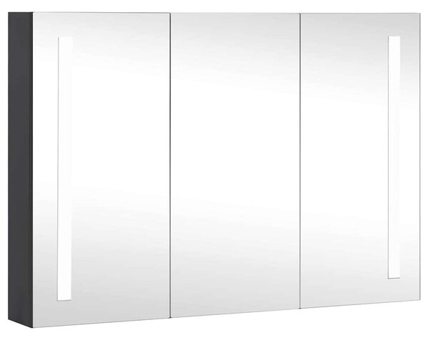 LED koupelnová skříňka se zrcadlem 89 x 14 x 62 cm 325544