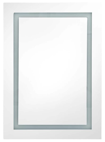 LED koupelnová skříňka se zrcadlem 50 x 13 x 70 cm 325543
