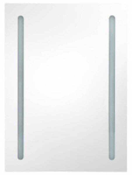 LED koupelnová skříňka se zrcadlem 50 x 13 x 70 cm 325546