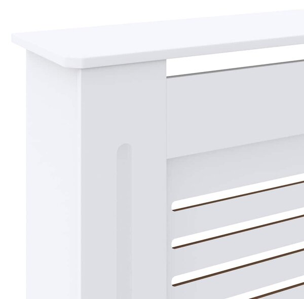 Kryt na radiátor MDF bílý 205 cm 325551