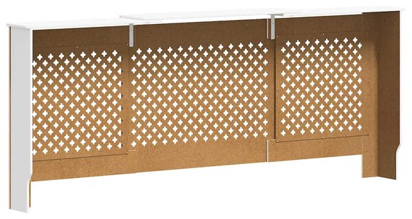 Kryt na radiátor MDF bílý 205 cm 325555