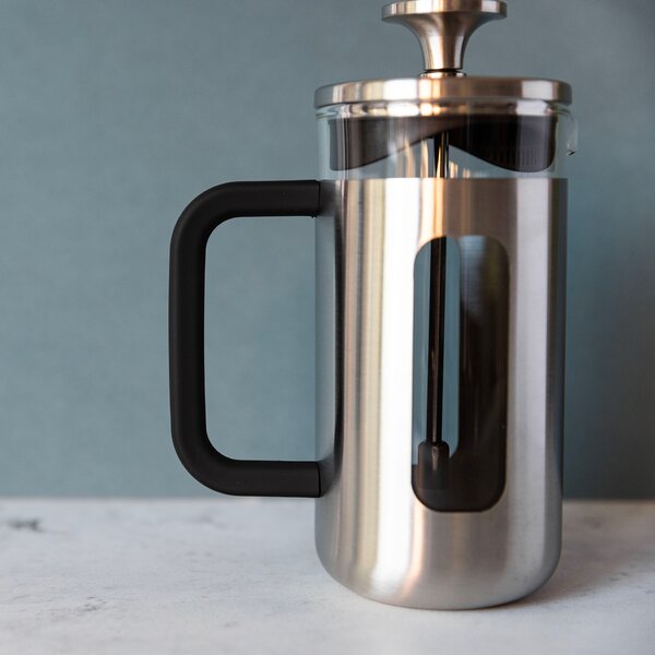KitchenCraft French Press La Cafetiere PISA na 3 šálky, nerez ocel LCPISA3CPSIL
