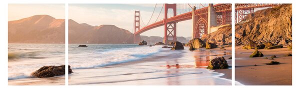 Obraz - Golden Gate Bridge (170x50 cm)