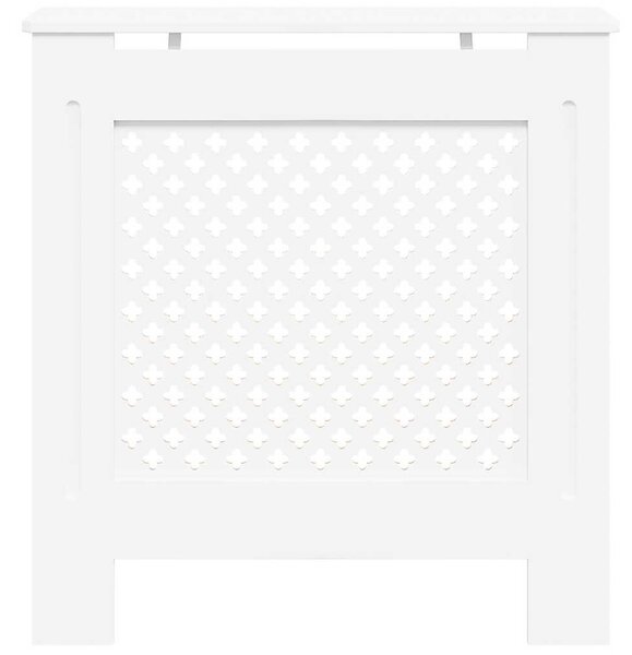 Kryt na radiátor MDF bílý 78 cm 325567