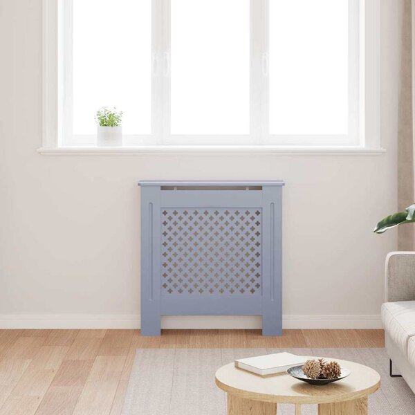Kryt na radiátor MDF šedý 78 cm 325569