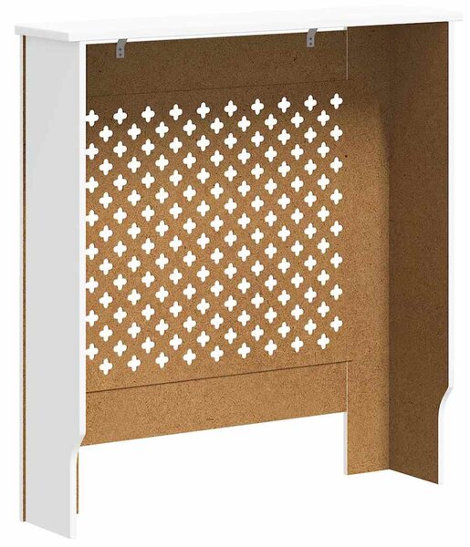 Kryt na radiátor MDF bílý 78 cm 325567