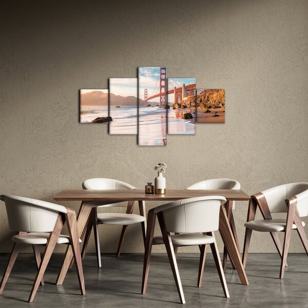 Obraz - Golden Gate Bridge (125x70 cm)