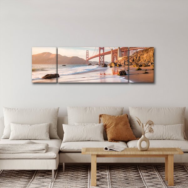 Obraz - Golden Gate Bridge (170x50 cm)