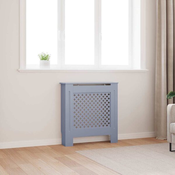 Kryt na radiátor MDF šedý 78 cm 325569