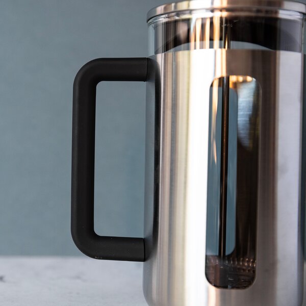 KitchenCraft French Press La Cafetiere PISA na 8 šálků, nerez ocel LCPISA8CPSIL