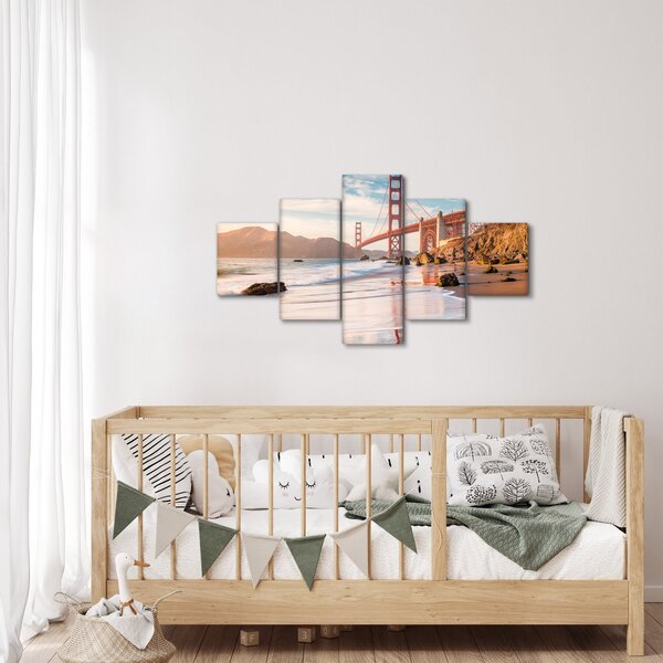 Obraz - Golden Gate Bridge (125x70 cm)