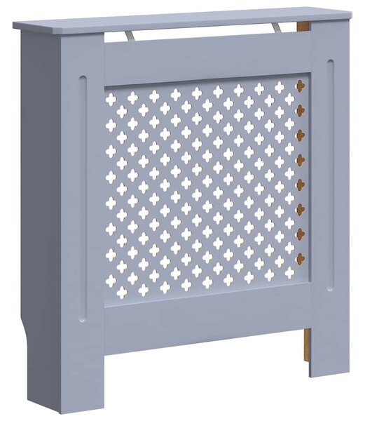 Kryt na radiátor MDF šedý 78 cm 325569
