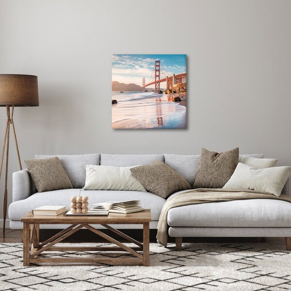 Obraz - Golden Gate Bridge (30x30 cm)