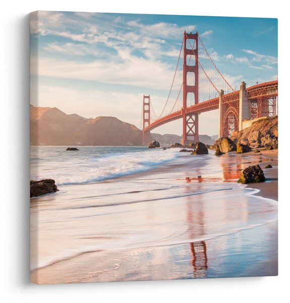 Obraz - Golden Gate Bridge (30x30 cm)