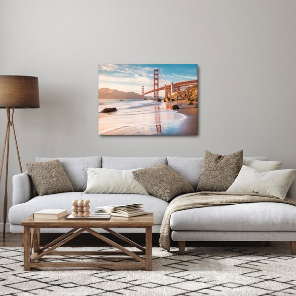 Obraz - Golden Gate Bridge (70x50 cm)