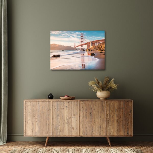 Obraz - Golden Gate Bridge (70x50 cm)
