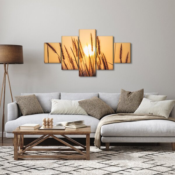 Obraz - Traviny ve slunci (125x70 cm)
