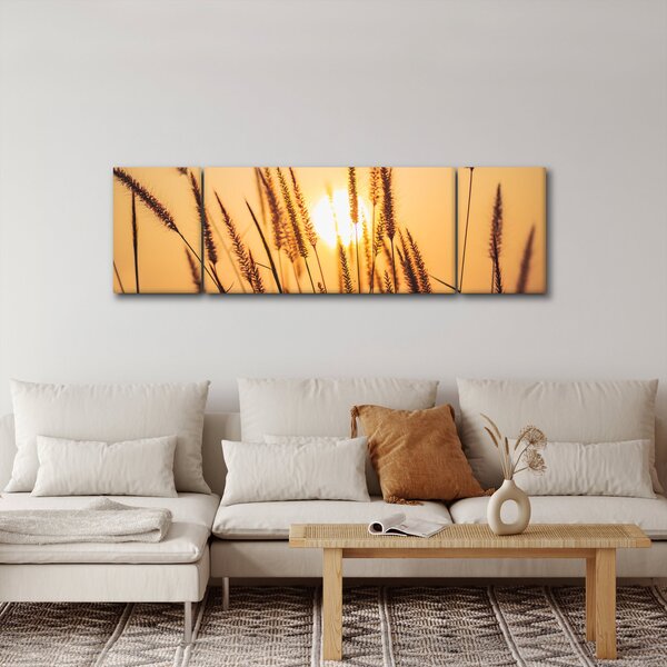 Obraz - Traviny ve slunci (170x50 cm)